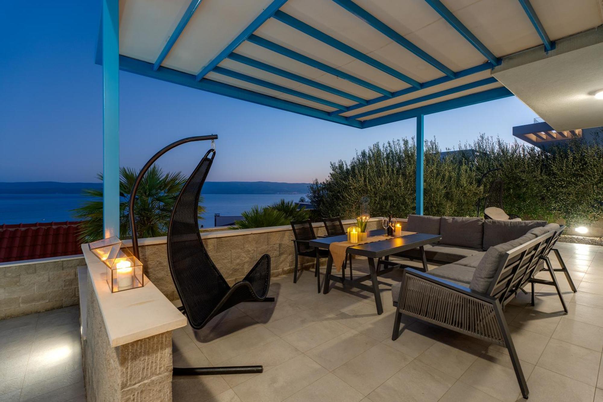 Villa Allegra With 32Msq Heated Pool, 300M Far From Sandy Beaches, Open Sea View Omis Exterior photo